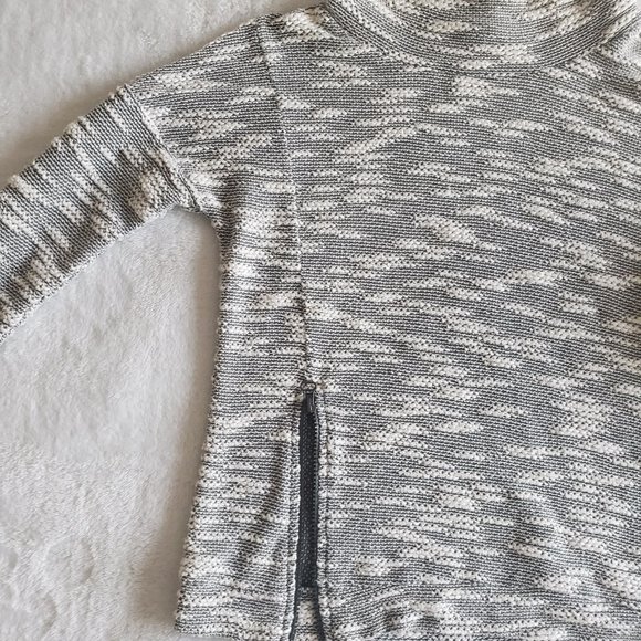 CONVERSE One Star Cowl Neck Pullover Sweater Side Zip SZ XS - Picture 7 of 14